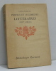 Profils et jugements littéraires (XIXe siècle). Sainte-beuve