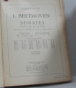 L.beethoven sonates pour piano (texte italien français anglais). A I. Philipp