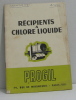 Récipients à chlore liquide - progil. 