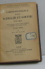 Correspondance entre schiller et goethe 1794-1805 (4 vols). Herr Lucien