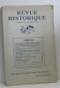 Revue historique 77e année - T.CCX octobre-décembre 1953. 