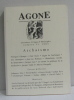 Agone littérature critique & philosophie n°11 1993. Collectif
