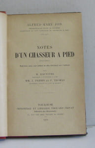 Notes d'un chasseur à pied