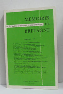 Mémoires de la société d'histoire et d'archéologie de bretagne tome LXIII - 1986