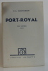 Port-royal VII (tome septième seul). Sainte-beuve