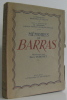 Mémoires de Barras. Collection Chroniques Mémoires et Récits.. (Correct). Vergnet Paul