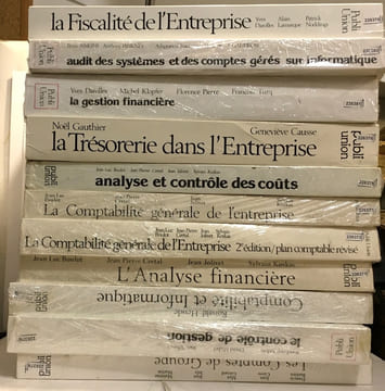 11 volumes autour de la gestion et de la comptabilité (voir description): Les comptes de groupe techniques et pratique des affaires + Le contrôle de ...