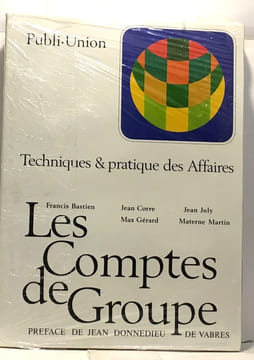 11 volumes autour de la gestion et de la comptabilité (voir description): Les comptes de groupe techniques et pratique des affaires + Le contrôle de ...