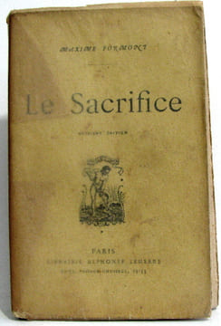 Le sacrifice. Formont Maxime