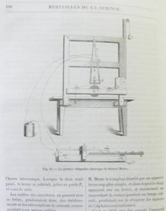 Les merveilles de la science ou description populaire des inventions modernes; Le télégraphe électrique