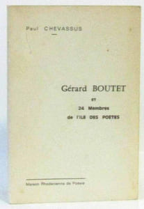 Gerard boutet et 24 membres de l'ile des poetes