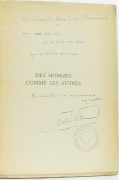 Des hommes comme les autres. Follereau Raoul