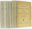 Conférences de Notre-Dame de Paris lot de 7 numéros consécutifs du 26 février 1928 au 8 avril 1928. R. P. Ponsard