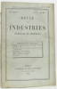Revue des industries chimiques et agricoles 4e année Tome VI - N°62 année 1882. Collectif