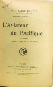 L'aviateur du Pacifique illustration de G. Dutriac. Danrit