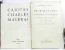 Cahiers Charles Maurras n°4 avril 1961 (avec son supplément: dictionnaire politique et critique fascicules 2 Angleterre - Balzac). Maurras