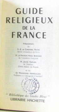 Guide religieux de la France - les guides bleus. Collectif