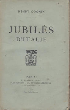 Jubilés d'italie. Cochin Henry