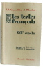 Les textes français 18e siècle. Classes de troisème seconde et première. Jr. Chevallier Et P.Audiat