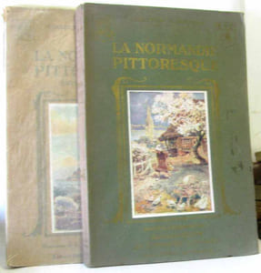 La normandie pittoresque - basse normandie + haute normandie 2 volumes (illustrations de Conrad et Chalat)