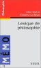 Lexique de philosophie. Graf Alain  Le Bihan Christine