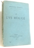 Le lys rouge. Anatole France
