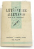 La littérature allemande. Angelloz J.F