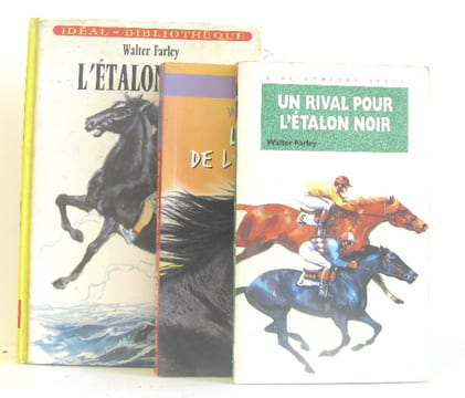 3 volumes; l'étalon noir - le retour de l'étalon noir - un rival pour l'étalon noir. Farley Walter