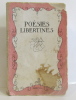 Poésies libertines. Collectif