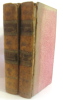 2 volumes; Philosophie du dix-huitième siècle tomes 1er et 2ème. J.f De La Harpe
