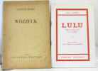 2 livrets: Lulu opéra en deux actes et un prologue + Wozzeck. Berg  Alban