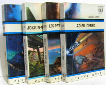 4 livres S-F: Luhora Joklun-n'ghar la maudite les psycors de Paal Zuick Adieu Cered. Bruss Guieu Rayjean Hoven