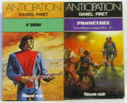 2 livres: N'Ooma + prométhée: les ellipses temporelles tome premier. Daniel PIRET