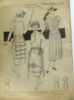 La revue de madame n°85 21 juillet 1921 - robe incrustée de bandes de filet au crochet de couleur. Collectif