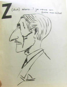 Petit Larousse Illustré - j'enseigne à tout vent - croquis d'amphi