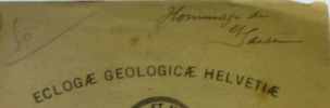 Eclogae geologicae helvetiae - vol XI n°2 juillet 1910 (non coupé - hommage du rédacteur délégué). Sarasin (rédacteur Délégué)