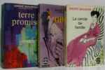 Ensemble de 3 romans: terre promise climats le cercle de famille. Maurois