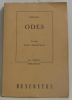 Odes. Pindare
