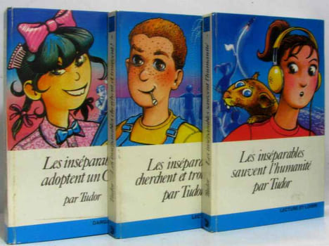 Ensemble de 3 livres: Les inséparables cherchent et trouvent; les inséparables sauvent l'humanité; les inséparables adoptent un G.P. Tudor