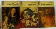 Picasso + Rembrandt + Van eyck bibliothèque Marabout université; trois volumes. Damase  Redeker  Bol
