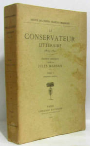 Le conservateur littéraire 1819 -1821 édition critique tome premier (première partie)
