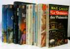 Neufs livres: le palais des fêtes + la baie des anges + cinquième colonne + la promenade des anglais + Robespierre histoire d'une solitude + que sont ...