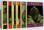 Le musée de poche. collection les maîtres. 6 volumes: Michel Ange + Daumier + Sculpture en France XXe siècle + Peinture Française XXe siècle vol. 1 et ...