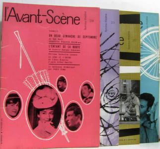 4 numéros de L'avant scène: n°211 janvier - n°212 15 janvier - n°213 1er février - n°214 15 février 1960