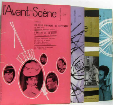 4 numéros de L'avant scène: n°211 janvier - n°212 15 janvier - n°213 1er février - n°214 15 février 1960. Collectif