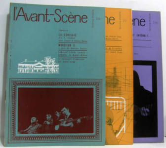 3 numéros de L'avant scène: n°216 15 mars + n°217 1er avril + n°218 15 avril 1960