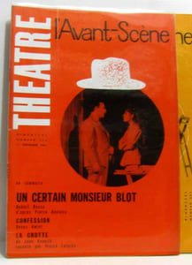6 numéros de L'avant scène: n°251 15 oct. + n°252 1er nov + n°253 15nov + n°254 1 dec. + n°255 15 dec 1961+ n°256 1er janv 1962