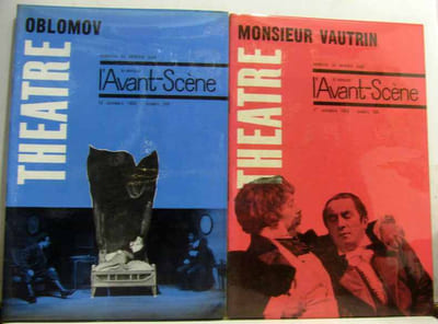 2 numéros de L'avant scène: n°298 1nov. + n°299 15 nov. 1963