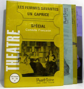 7 numéros (en 6 volumes) de L'avant scène: n°406 1er Juil. + n°407 15 Juil + n°408 août + n°409-410 1-15 sept. (2 n° en 1 volume) + n°411 1er oct. + n°412 15 oct