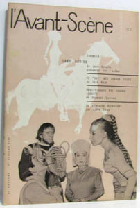 32 numéros non conséutifs (voir description) de L'avant scène: théâtre période 1958 à1971